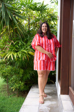 Load image into Gallery viewer, Jessie Shorts Pink and Red Stripe