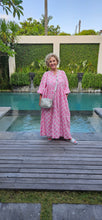 Load image into Gallery viewer, Willow Dress in Pink Bali Print