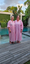 Load image into Gallery viewer, Willow Dress in Pink Bali Print