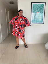 Load image into Gallery viewer, Lala Curved Hem Shirt Dress Pink