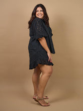Load image into Gallery viewer, Violetta Frilly Shorts Black Broderie