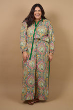 Load image into Gallery viewer, Anna Paisley Print Palazzo Pant Green