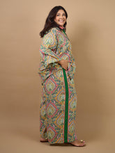Load image into Gallery viewer, Anna Paisley Print Palazzo Pant Green