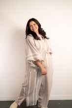Load image into Gallery viewer, Yiota Sand and White Palazzo Pant