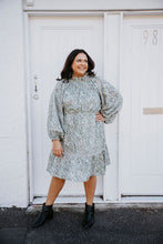Load image into Gallery viewer, Monica Dress Sage Print