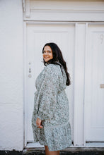 Load image into Gallery viewer, Monica Dress Sage Print