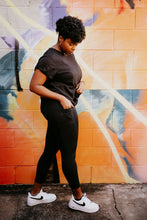 Load image into Gallery viewer, Black 7/8 Tights