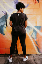 Load image into Gallery viewer, Black 7/8 Tights