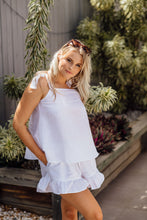 Load image into Gallery viewer, Giulietta white cami