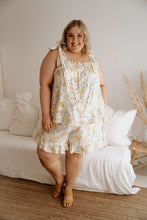 Load image into Gallery viewer, Evelyn Tie Up Cami Saffron Bouquet