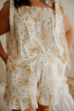 Load image into Gallery viewer, Evelyn Tie Up Cami Saffron Bouquet