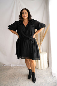 Liz Dress 2.0 Black Cotton
