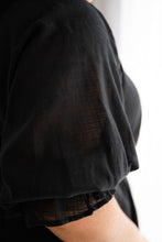 Load image into Gallery viewer, Liz Dress 2.0 Black Cotton