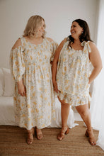 Load image into Gallery viewer, Evelyn Tie Up Cami Saffron Bouquet