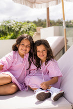 Load image into Gallery viewer, Gia Dress Rosy Pink and White Stripe
