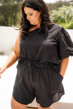 Load image into Gallery viewer, Jacqueline One Shoulder Blouse Black