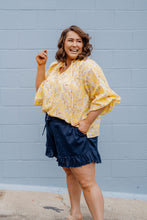 Load image into Gallery viewer, Valentina Blouse Yellow Print