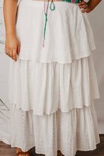 Load image into Gallery viewer, Everly skirt white broderie anglaise