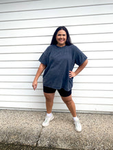 Load image into Gallery viewer, Konnie Acid Wash Logo T-Shirt