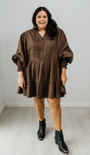 Load image into Gallery viewer, Lola Mini Dress Chocolate
