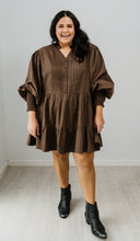 Load image into Gallery viewer, Lola Mini Dress Chocolate