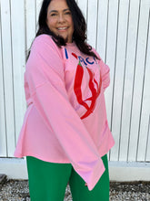 Load image into Gallery viewer, Mimi L/S Tee Pink Chillis
