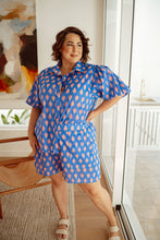 Load image into Gallery viewer, Adri Blouse Blue Paisley Print

