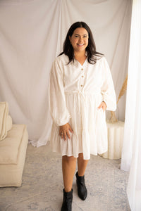 Lila Dress 2.0 Creamy White