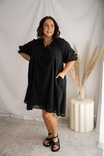 Load image into Gallery viewer, Liz Dress 2.0 Black Cotton
